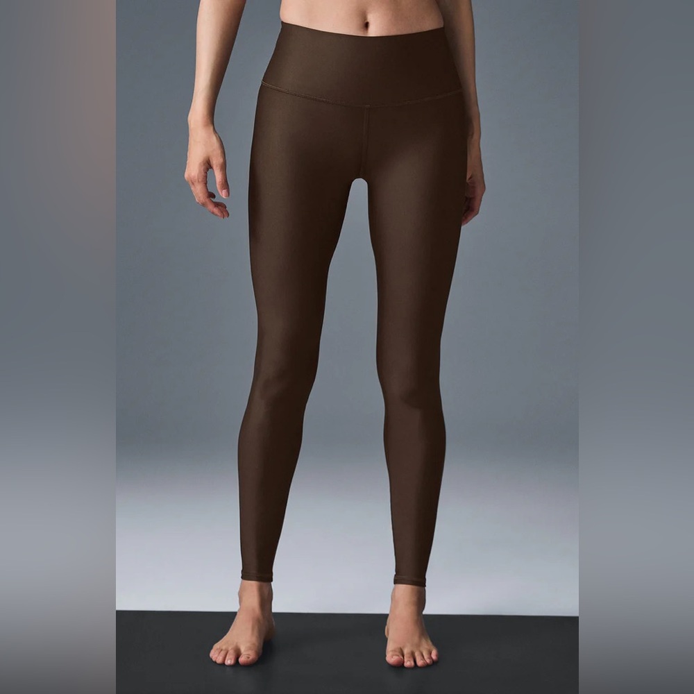 Alo High-Waist Airlift Legging in Espresso 7/8 length